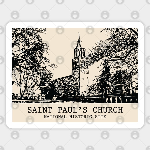 Saint Paul's Church National Historic Site Sticker by Lakeric